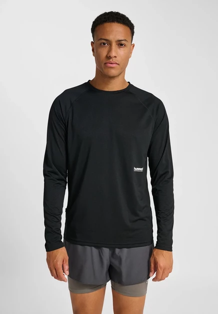 Мужской лонгслив Hummel HMLPulse Workout, черный
