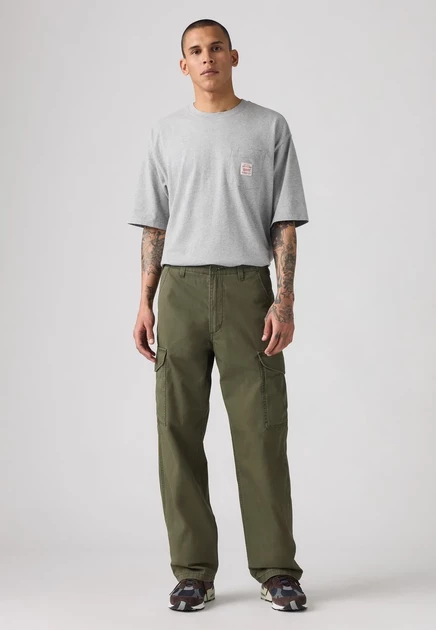 Мужские карго-брюки Levi's XX CARGO BAGGY, зеленые