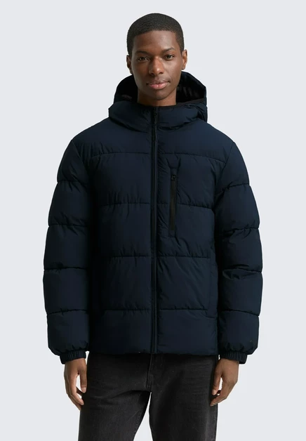 Мужская зимняя куртка Tom Tailor Denim Puffer, синяя