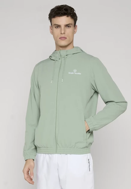 Мужская спортивная куртка Sergio Tacchini, зелено-белая