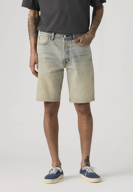 Мужские джинсовые шорты Levi's 501 Original, голубые