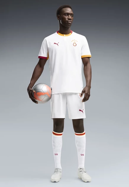 Мужские шорты Puma Galatasaray S.K. 26/27, бело-вишневые