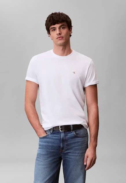 Мужские футболки Calvin Klein Jeans, 2 шт., бело-синие