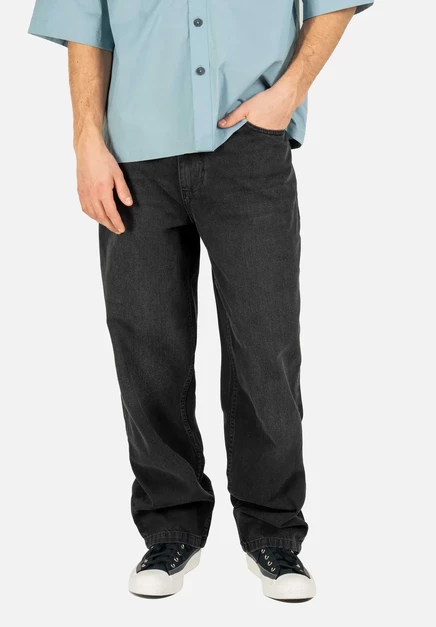 Reell Baggy - Relaxed fit jeans - zero's stone black black wash