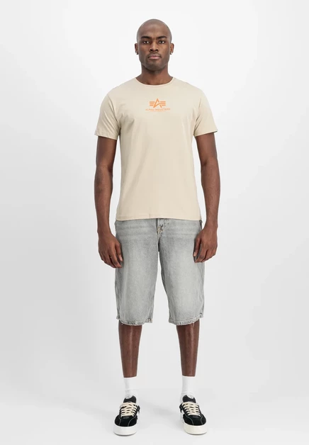 Мужская футболка Alpha Industries Print, бежевая