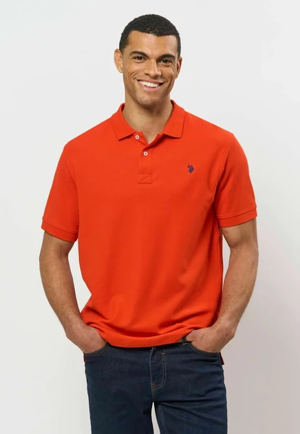 Мужское поло U.S. Polo Assn. Umalfred, оранжевое