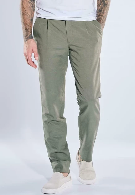 Мужские брюки Emilio Adani Slim Fit, хаки