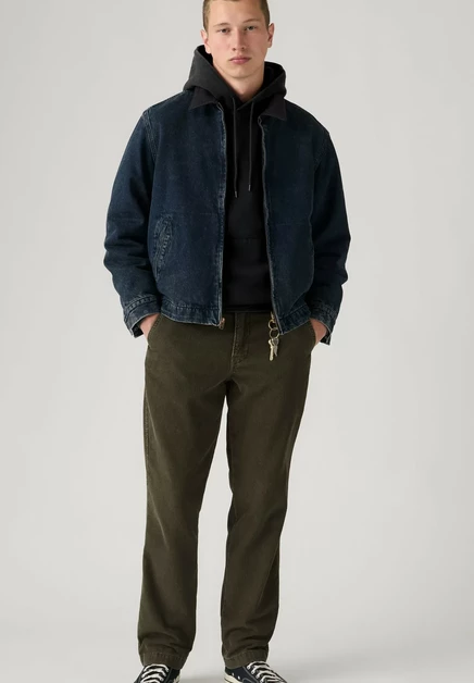 Levi's® XX CHINO AUTHENTIC RELAXED - Trousers - miles plaid mtt sand khaki auth gd - blues
