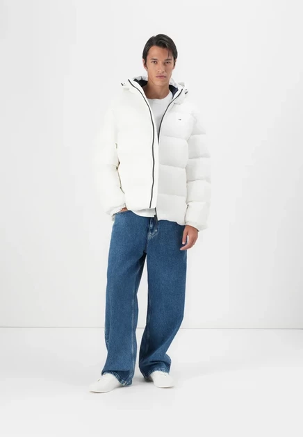 Мужской пуховик Tommy Jeans, экрю