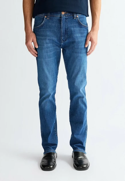 Мужские прямые джинсы Wrangler Larston, желтые