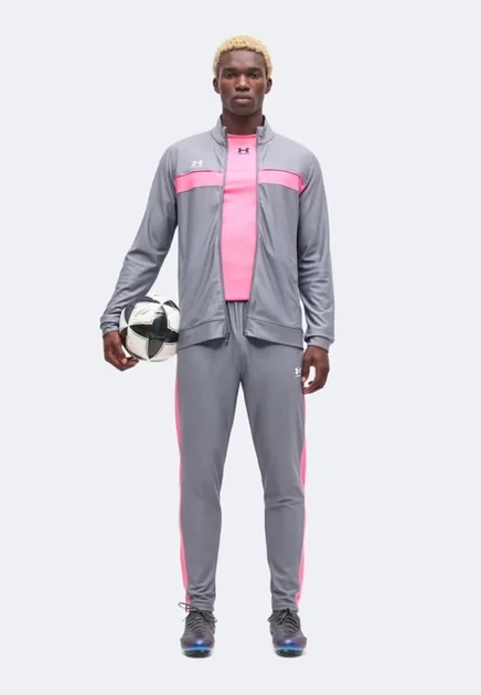 Мужской костюм Under Armour Challenger, серый/розовый/белый