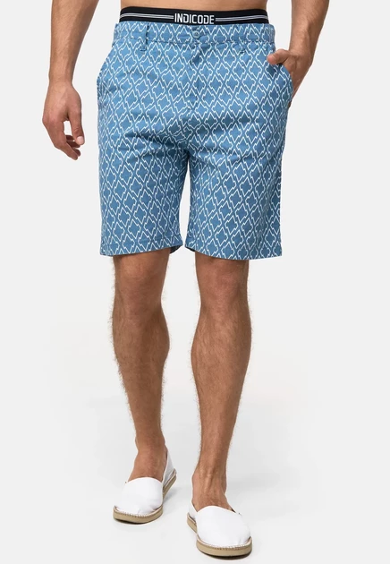Мужские шорты Indicode Jeans Apostolis, голубые