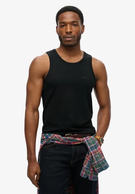 Мужская майка Superdry Essential Logo, черная