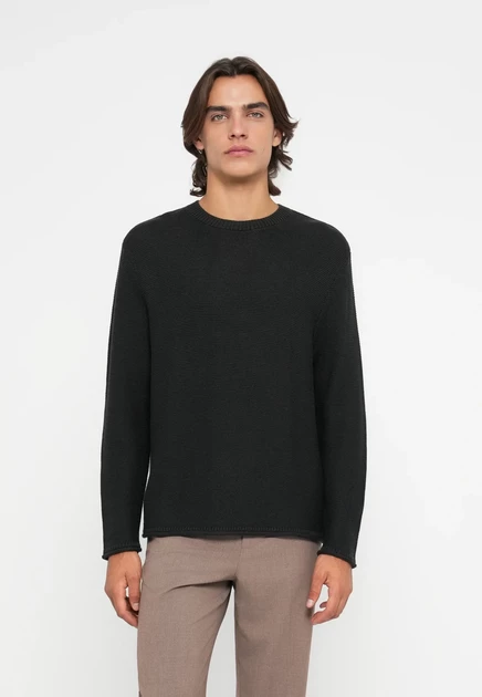 Мужской джемпер Tom Tailor Denim Crewneck, черный