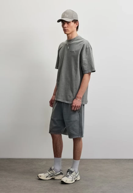 Мужская футболка Pegador Logo Oversized Tee, серая