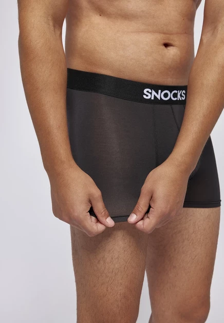 Мужские боксеры Snocks, 3 пары, черные