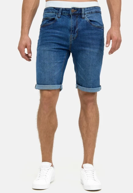 Мужские джинсовые шорты Indicode Jeans Incaden, индиго
