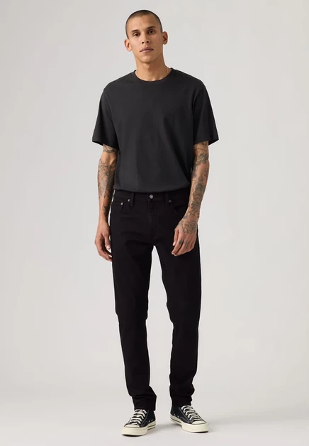 Мужские джинсы Levi's 512 зауженные, черные