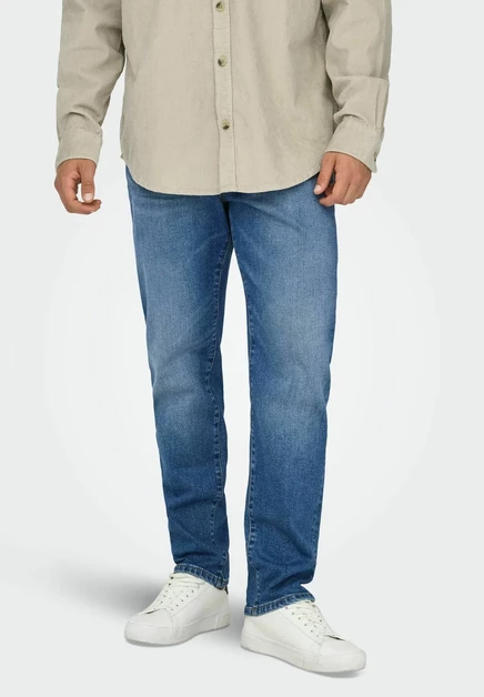 Мужские зауженные джинсы Only & Sons ONSYOKE, сине-серые