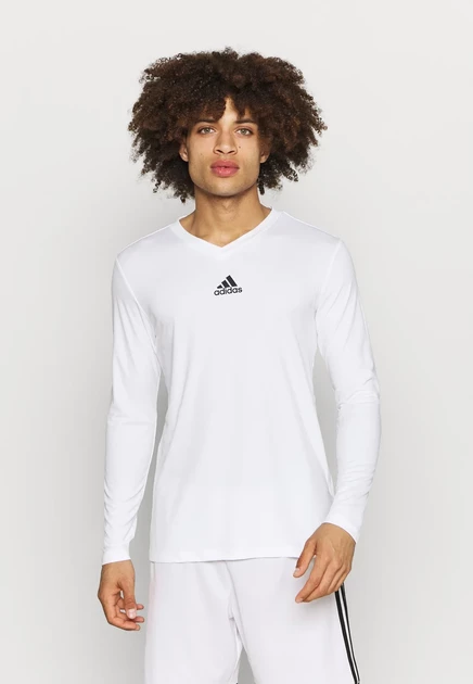 Мужской лонгслив adidas Performance Team Base, белый
