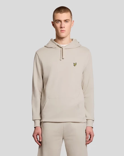 Мужское худи Lyle & Scott, бело-бежевое