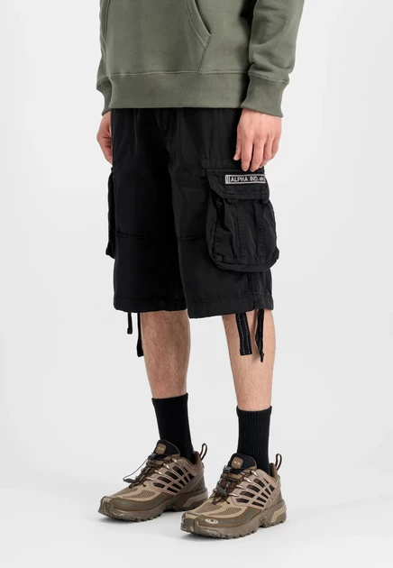 Мужские карго-шорты Alpha Industries Jet, черные