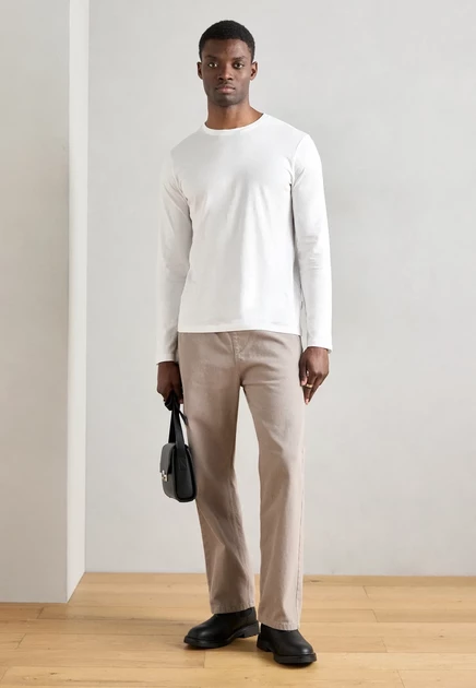 Мужские лонгсливы Lindbergh Basic Tee, 3 шт., черный/белый/оливковый