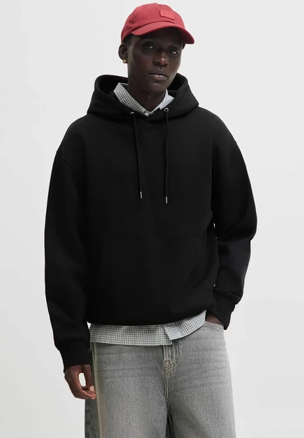 Мужское худи Jack & Jones Hoodie, черное