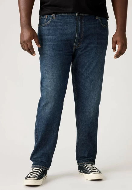 Мужские зауженные джинсы Levi's 502, темно-синие