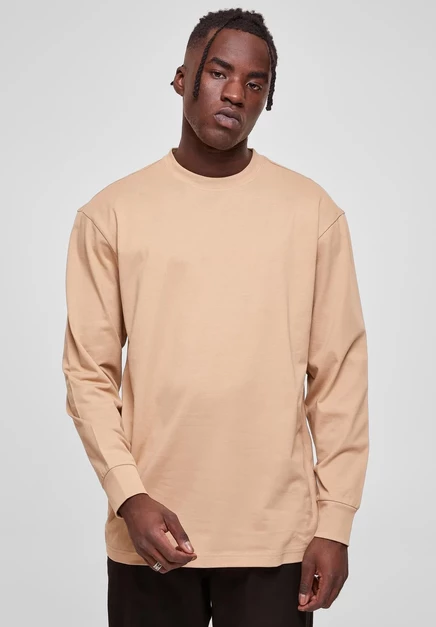 Мужской лонгслив Urban Classics Tall Tee, бежевый