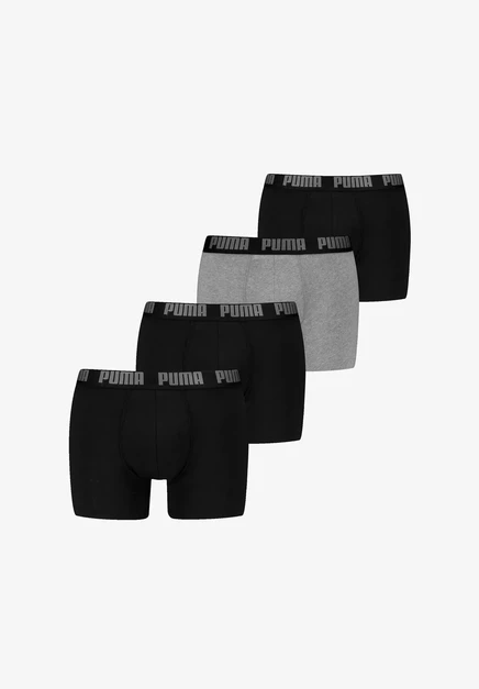 Мужские боксеры Puma Everyday, 4 шт., черно-серые