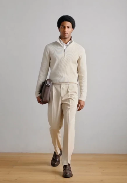 Мужские брюки Lindbergh Straight Leg Formal, светло-бежевые