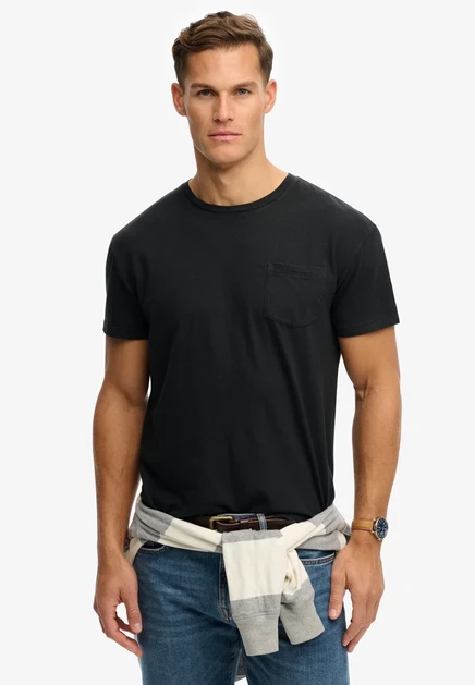 Мужская футболка Superdry & Co Basic, чёрная