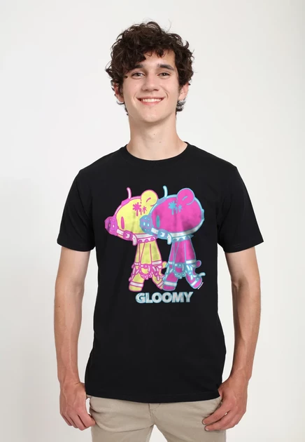 Мужская футболка Henry Tiger Neon Gloomy Bears, черная