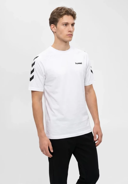 Мужская футболка Hummel HMLKeeper Chevron, белая