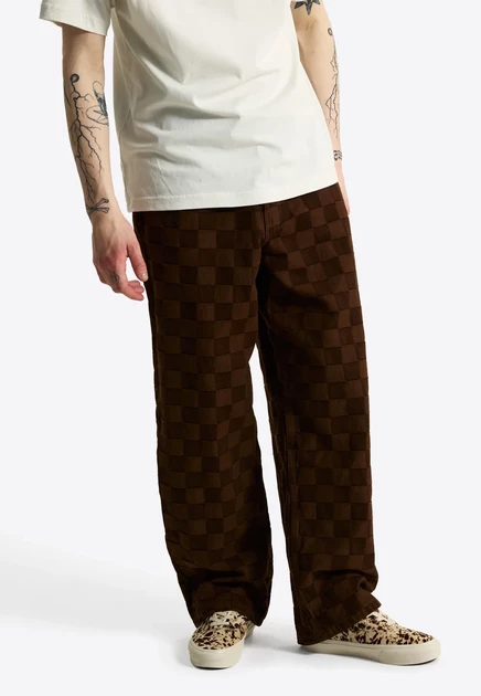 Мужские джинсы Vans Baggy, коричневые