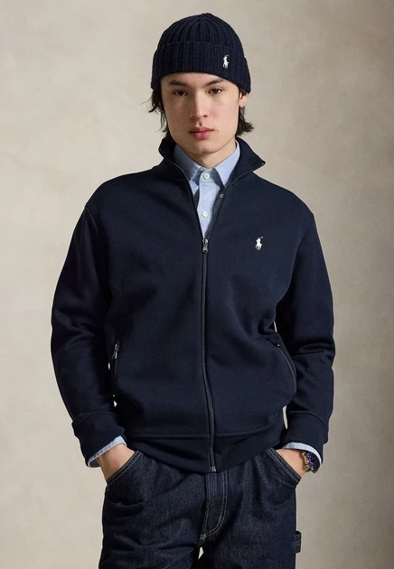 Мужская олимпийка Polo Ralph Lauren Double Knit, синяя