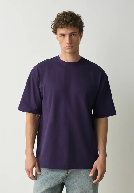 Next RELAX FIT HEAVYWEIGHT T-SHIRT.  - REGULAR FIT - Basic T-shirt - orange deep purple