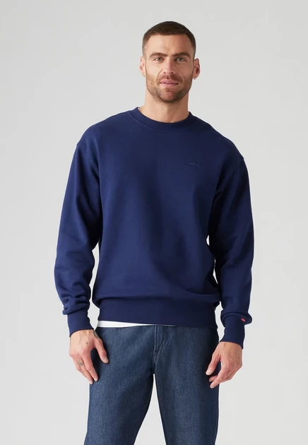 Мужской свитшот Levi's Authentic Crew, темно-синий