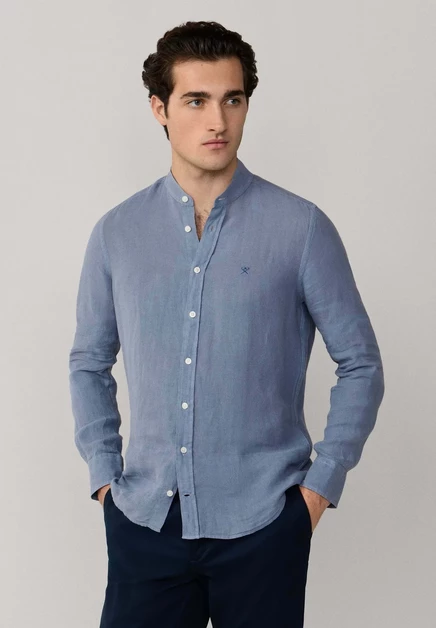 Мужская рубашка Hackett London Porter, синяя