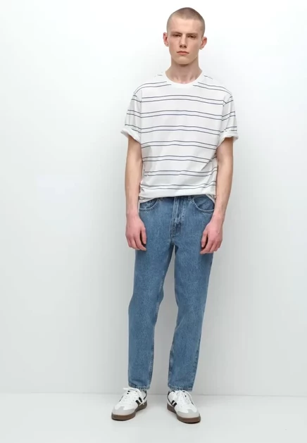 Мужские прямые джинсы Pull&Bear, синие