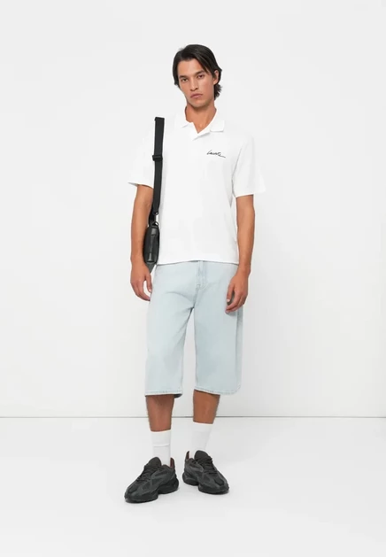 Унисекс-поло Lacoste, белое