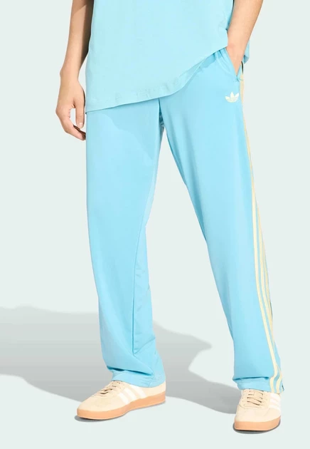adidas Originals FIREBIRD TP - Tracksuit bottoms - black/bright blue preloved blue   ice tangerine