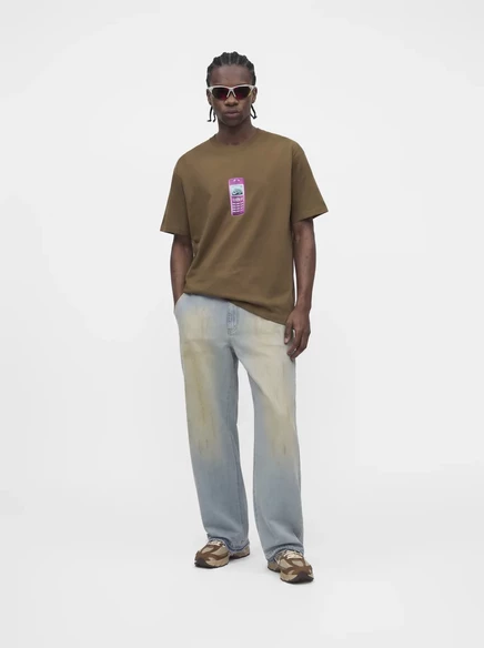 Мужская футболка Nike SB Tee Phone, коричневая