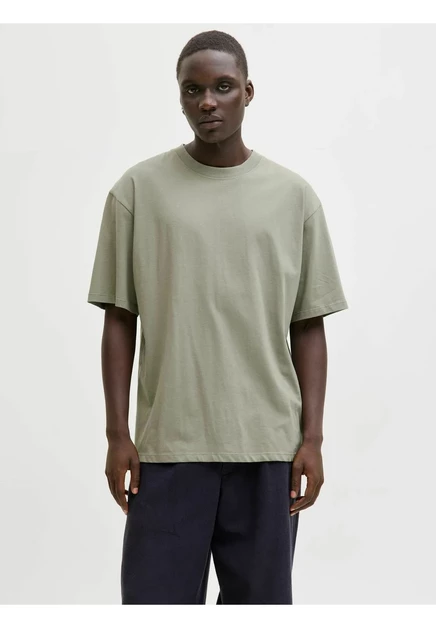 Мужская футболка Jack & Jones Plain, сине-зеленая