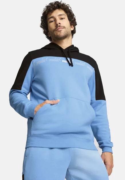 Мужское худи Puma Around the Block, голубое