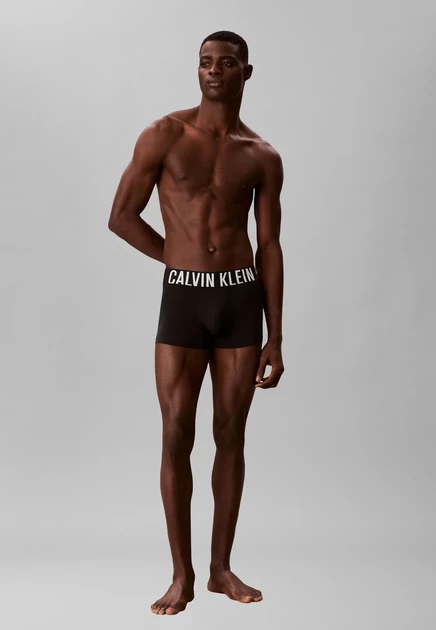 Calvin Klein Underwear INTENSE POWER 3 PACK - Trunks - black/grey heather/white black