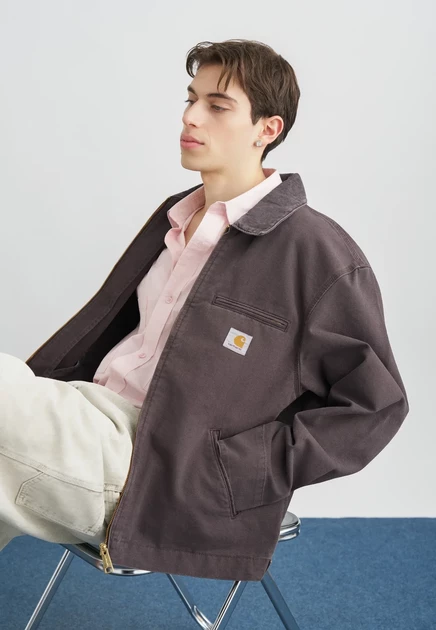 Мужская летняя куртка Carhartt WIP Detroit, коричневая
