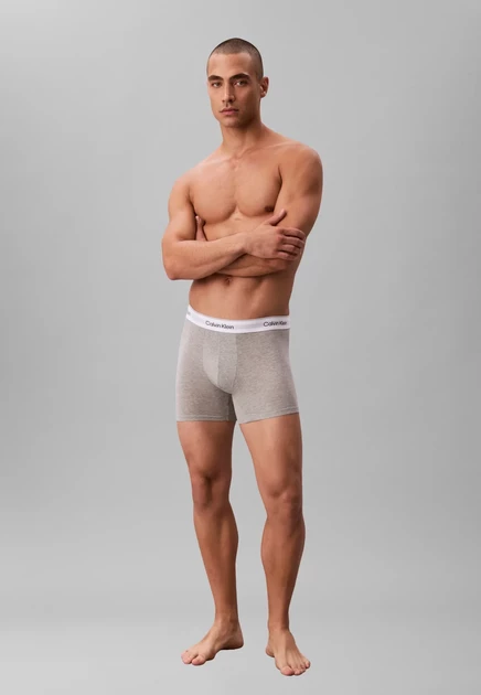Calvin Klein Underwear 3 PACK - Boxer briefs - black/glacier/blue bell grey heather/white/black
