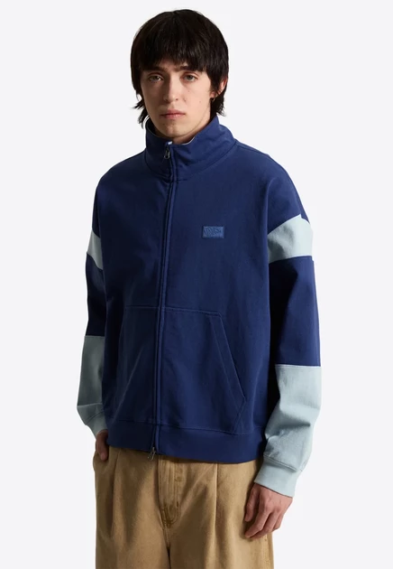 Мужская толстовка Vans Retro Sport на молнии, синяя